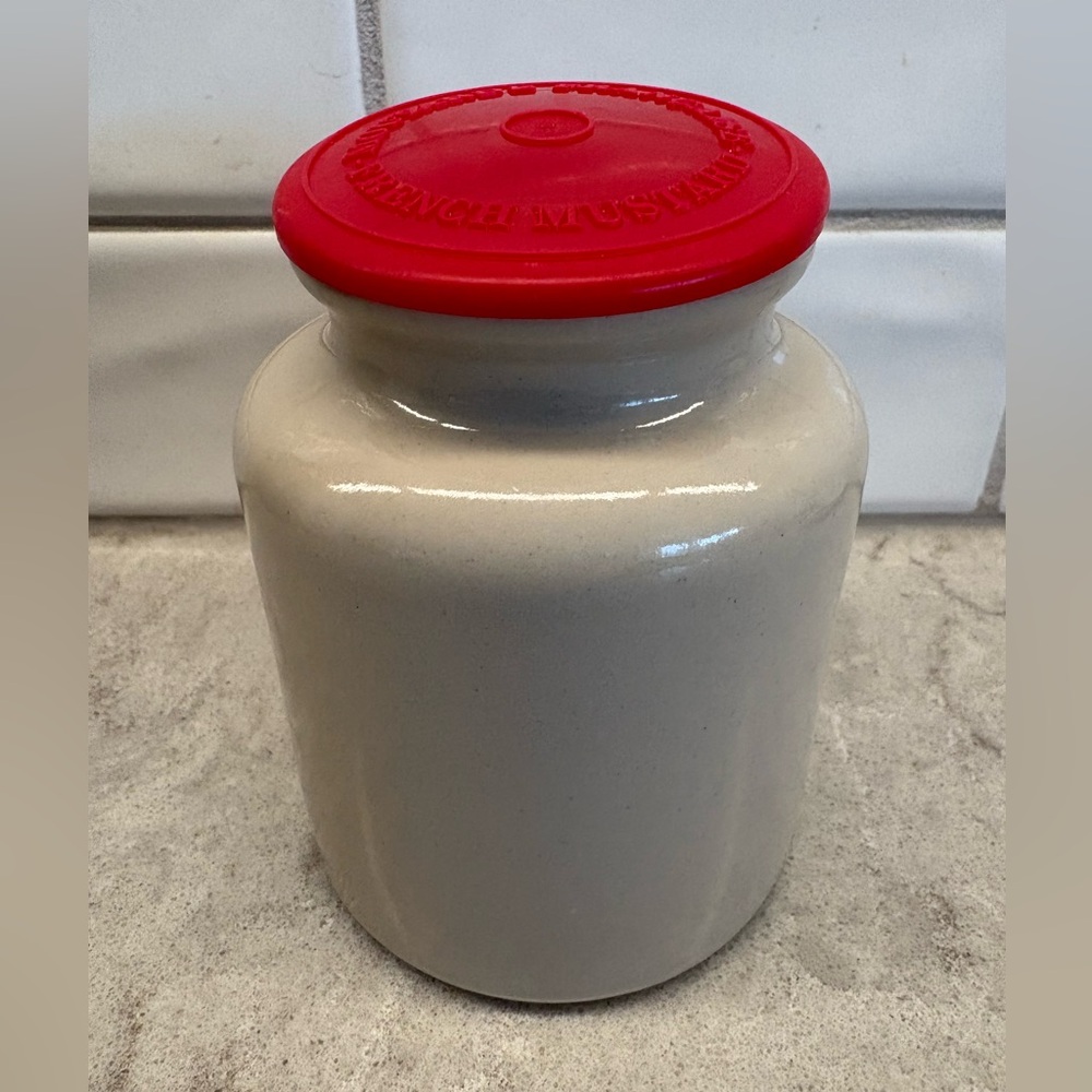 Vintage French Mustard Jar